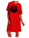 Witches Cauldron Happy Halloween Adult Wear Around Night Shirt and Dress-Night Shirt-TooLoud-Red-One-Size-Fits-Most-Davson Sales