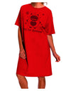 Yeti (Ready) for Christmas - Abominable Snowman Adult Wear Around Night Shirt and Dress-Night Shirt-TooLoud-Red-One-Size-Fits-Most-Davson Sales