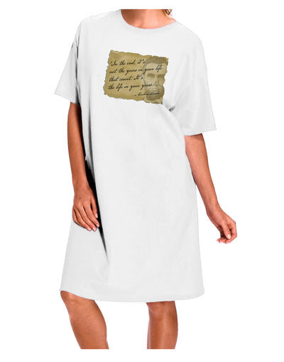 The Life In Your Years Lincoln Plus Size Dark Apron by TooLoud-Bib Apron-TooLoud-White-OSFM-Davson Sales