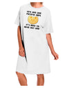 Cats Are Like Potato Chips Adult Wear Around Night Shirt and Dress-Night Shirt-TooLoud-White-One-Size-Fits-Most-Davson Sales