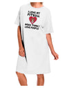 Love Pitbull More Than People Adult Wear Around Night Shirt and Dress-Night Shirt-TooLoud-White-One-Size-Fits-Most-Davson Sales