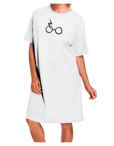 Magic Glasses Adult Wear Around Night Shirt and Dress by TooLoud-Night Shirt-TooLoud-White-One-Size-Fits-Most-Davson Sales