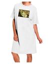 Stylish and Comfortable Men's Night Shirt Dress in White - One Size-Night Shirt-TooLoud-White-OSFM-Davson Sales