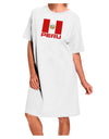 Peru Flag Adult Wear Around Night Shirt and Dress-Night Shirt-TooLoud-White-One-Size-Fits-Most-Davson Sales
