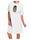 Efficient and Stylish Adult Night Shirt Dress - White - One Size-Night Shirt-TooLoud-White-OSFM-Davson Sales