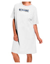 Planet Neptune Text Only Adult Wear Around Night Shirt and Dress-Night Shirt-TooLoud-White-One-Size-Fits-Most-Davson Sales