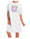 Top Pick: TooLoud Adult Night Shirt Dress in White - One Size-Night Shirt-TooLoud-White-One-Size-Davson Sales