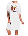 Chiles and Chocolate Adult Wear Around Night Shirt and Dress-Night Shirt-TooLoud-White-One-Size-Fits-Most-Davson Sales