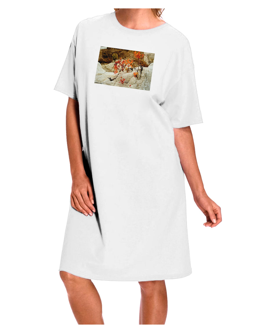 White CO Painted Mines Adult Night Shirt Dress - One Size-Night Shirt-TooLoud-White-OSFM-Davson Sales