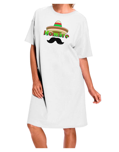 Hombre Sombrero Adult Wear Around Night Shirt and Dress-Night Shirt-TooLoud-White-One-Size-Fits-Most-Davson Sales