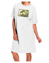 Chic and Comfortable White Adult Night Shirt Dress - One Size-Night Shirt-TooLoud-White-OSFM-Davson Sales