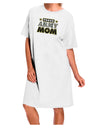 Stylish White Adult Night Shirt Dress - One Size - Perfect for Proud Army Moms-Night Shirt-TooLoud-White-One-Size-Fits-Most-Davson Sales