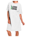 Statue of Liberty Strong Woman Adult Wear Around Night Shirt and Dress-Night Shirt-TooLoud-White-One-Size-Fits-Most-Davson Sales