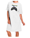 Stylish and Versatile White Night Shirt Dress for Adults - One Size-Night Shirt-TooLoud-White-One-Size-Davson Sales