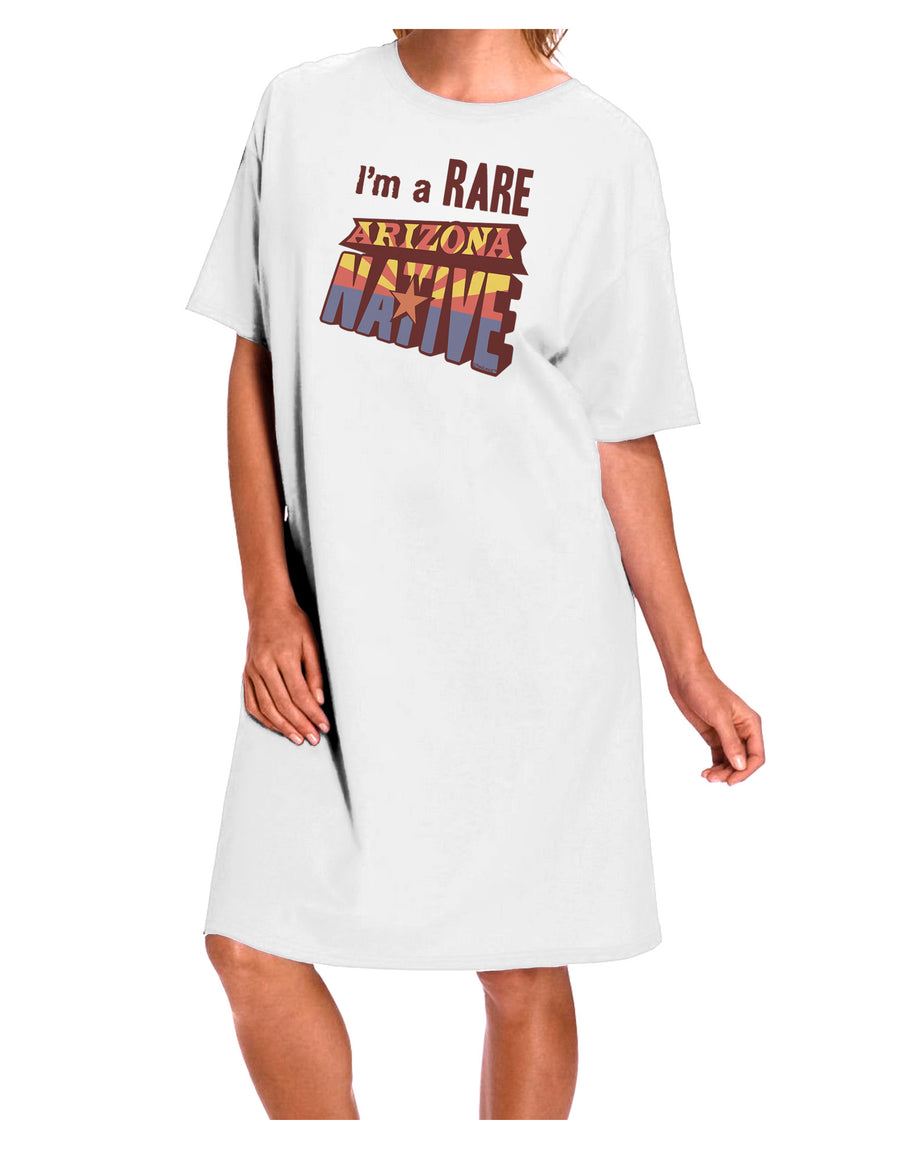 Exquisite Arizona Native Adult Night Shirt Dress - White - One Size-Night Shirt-TooLoud-White-OSFM-Davson Sales