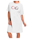 Elegant and Versatile White Adult Night Shirt Dress - One Size-Night Shirt-TooLoud-White-OSFM-Davson Sales