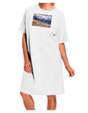 Pikes Peak Colorado Mountains Adult Night Shirt Dress in White - One Size, Crafted by TooLoud-Night Shirt-TooLoud-White-One-Size-Davson Sales