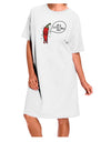 Little Chilli Adult Night Shirt Dress in White - One Size-Night Shirt-TooLoud-Davson Sales