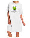 Birthstone Peridot Adult Wear Around Night Shirt and Dress-Night Shirt-TooLoud-White-One-Size-Fits-Most-Davson Sales