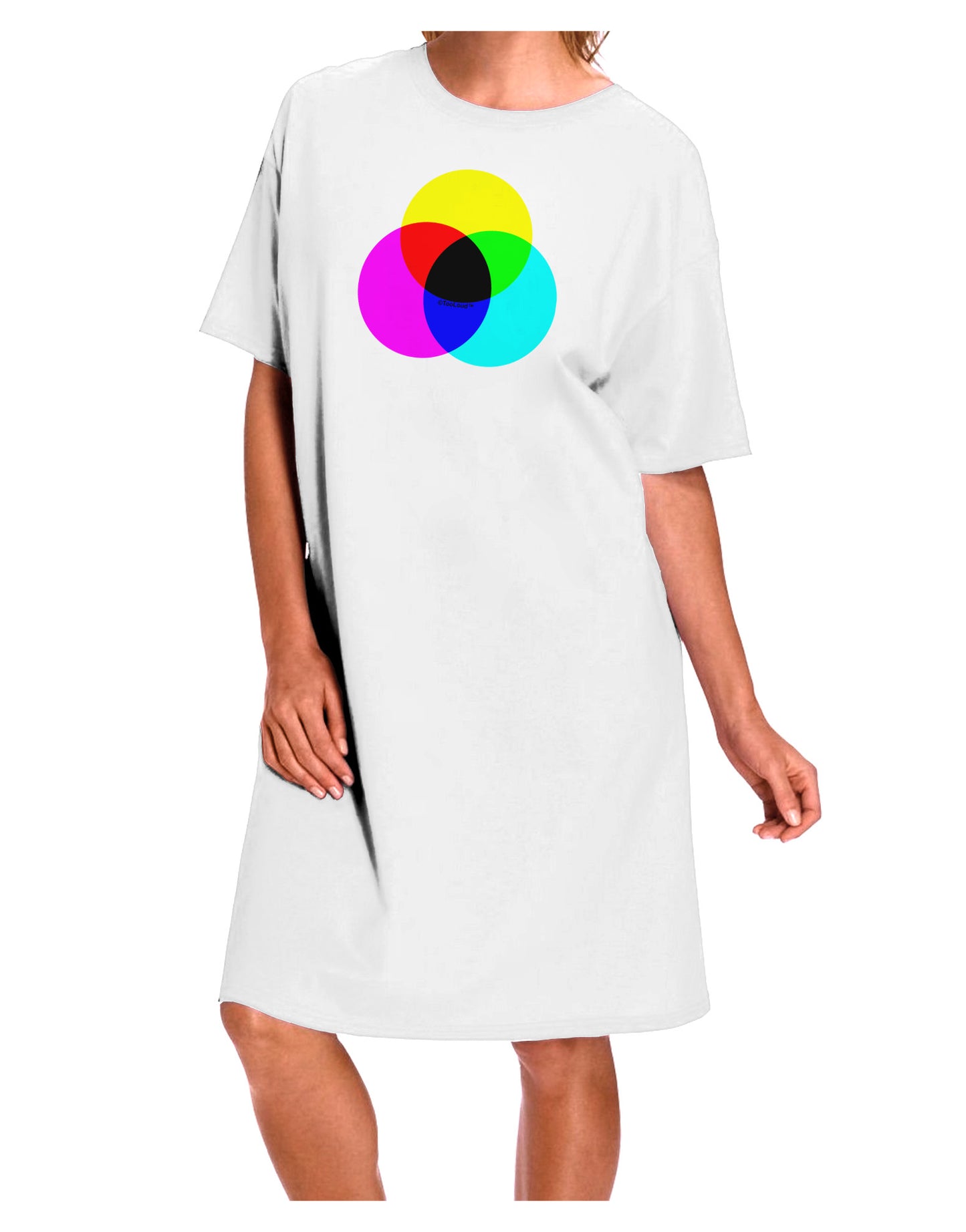 CMYK Color Model Plus Size Dark Apron by TooLoud-Bib Apron-TooLoud-White-OSFM-Davson Sales