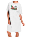 Stylish Team Mexico Adult Night Shirt Dress in White - One Size, Perfect for Sports Enthusiasts-Night Shirt-TooLoud-White-OSFM-Davson Sales