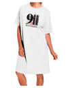 Timeless Tribute: Adult Night Shirt Dress in White - One Size-Night Shirt-TooLoud-White-OSFM-Davson Sales