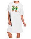 Fiesta Cactus Couple Adult Wear Around Night Shirt and Dress-Night Shirt-TooLoud-White-One-Size-Fits-Most-Davson Sales