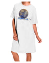 Planet Mercury Text Adult Wear Around Night Shirt and Dress-Night Shirt-TooLoud-White-One-Size-Fits-Most-Davson Sales