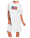 Premium White One Size Adult Night Shirt Dress - Embodying the Spirit of One Nation Under God-Night Shirt-TooLoud-White-OSFM-Davson Sales