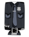 Police Costume AOP Collapsible Neoprene Tall Can Insulator All Over Print-Tall Can Insulator-TooLoud-White-Davson Sales