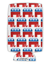 Republican Symbol All Over Collapsible Neoprene Tall Can Insulator All Over Print-Tall Can Insulator-TooLoud-White-Davson Sales