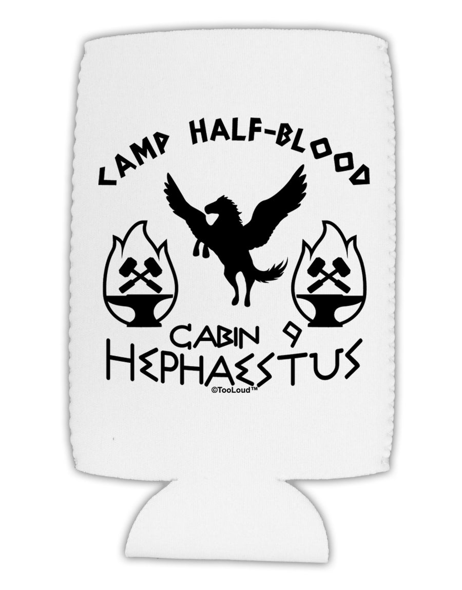 Cabin 9 Hephaestus Half Blood Collapsible Neoprene Tall Can Insulator-Tall Can Insulator-TooLoud-White-Davson Sales