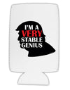 I'm A Very Stable Genius Collapsible Neoprene Tall Can Insulator by TooLoud-Tall Can Insulator-TooLoud-White-Davson Sales