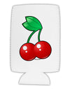 Cherries Collapsible Neoprene Tall Can Insulator-Tall Can Insulator-TooLoud-White-Davson Sales