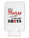 Nurse - Call The Shots Collapsible Neoprene Tall Can Insulator-Tall Can Insulator-TooLoud-White-Davson Sales