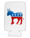 Democrat Bubble Symbol Collapsible Neoprene Tall Can Insulator-Tall Can Insulator-TooLoud-White-Davson Sales