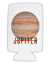 Planet Jupiter Earth Text Collapsible Neoprene Tall Can Insulator by TooLoud
