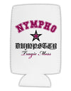 Nympho Dumpster Tragic Mess Collapsible Neoprene Tall Can Insulator by TooLoud-TooLoud-White-Davson Sales