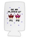 Be My Player 2 Collapsible Neoprene Tall Can Insulator-Tall Can Insulator-TooLoud-White-Davson Sales