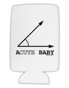 Acute Baby Collapsible Neoprene Tall Can Insulator-Tall Can Insulator-TooLoud-White-Davson Sales