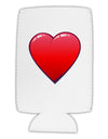 Cute Cartoon Heart Collapsible Neoprene Tall Can Insulator by TooLoud-Tall Can Insulator-TooLoud-White-Davson Sales