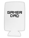 Gamer Dad Collapsible Neoprene Tall Can Insulator by TooLoud-Tall Can Insulator-TooLoud-White-Davson Sales