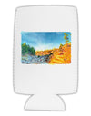Castlewood Canyon Watercolor Collapsible Neoprene Tall Can Insulator-Tall Can Insulator-TooLoud-White-Davson Sales