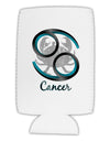 Cancer Symbol Collapsible Neoprene Tall Can Insulator-Tall Can Insulator-TooLoud-White-Davson Sales