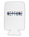Planet Neptune Text Only Collapsible Neoprene Tall Can Insulator by TooLoud-TooLoud-White-Davson Sales