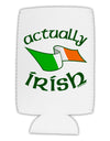 Actually Irish Collapsible Neoprene Tall Can Insulator-Tall Can Insulator-TooLoud-White-Davson Sales
