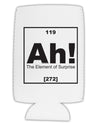 Ah the Element of Surprise Funny Science Collapsible Neoprene Tall Can Insulator by TooLoud-Tall Can Insulator-TooLoud-White-Davson Sales