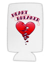 Heart Breaker Cute Collapsible Neoprene Tall Can Insulator by TooLoud-TooLoud-White-Davson Sales