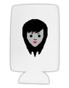 Cute Pixel Vampire Female Collapsible Neoprene Tall Can Insulator-Tall Can Insulator-TooLoud-White-Davson Sales
