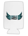 Philly Philly Funny Beer Drinking Collapsible Neoprene Tall Can Insulator by TooLoud-Tall Can Insulator-TooLoud-White-Davson Sales